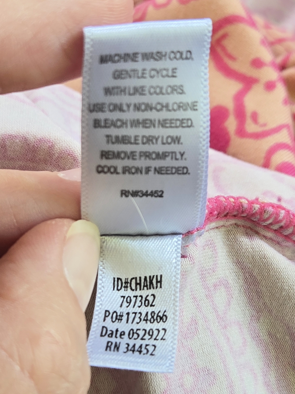 Comfort Code by Cuddl Duds 2 Pc Lounge Set Pink Paisley Hoodie & Cropped Pants - Picture 6 of 10